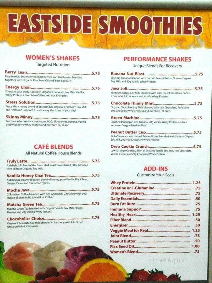 EastSide Smoothies - East Peoria, IL menu_pic