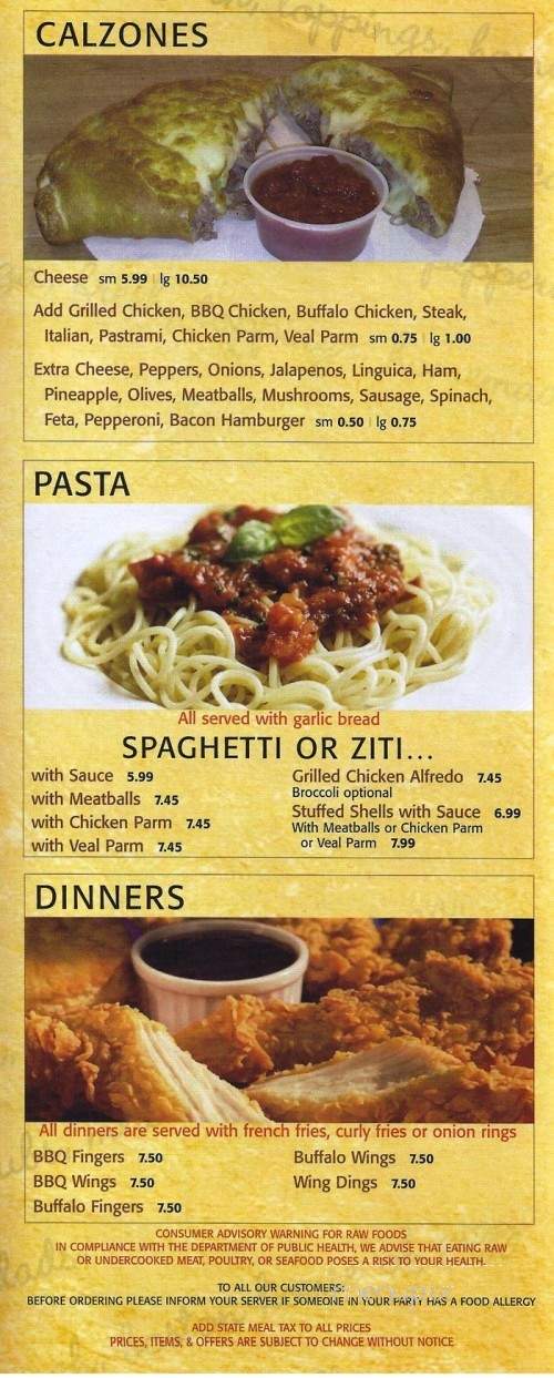 Supreme Pizza - Brockton, MA menu_pic