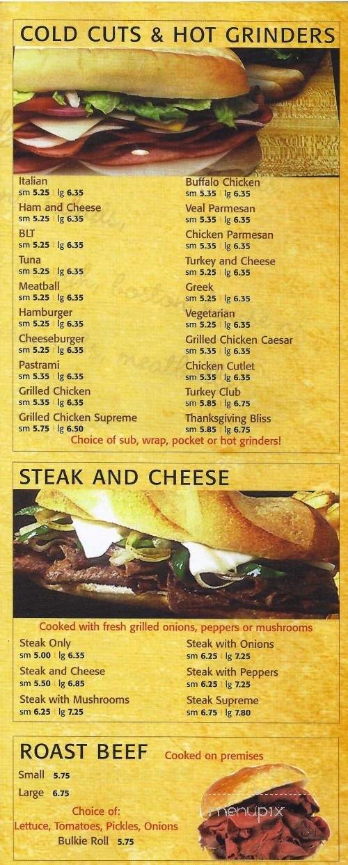 Supreme Pizza - Brockton, MA menu_pic