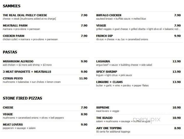 Biagio's Bar and Grille - Klamath Falls, OR menu_pic