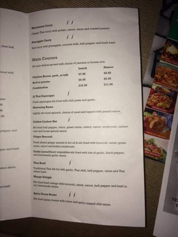 @THAI - Tacoma, WA menu_pic