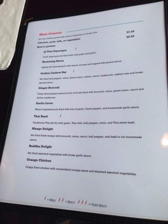 @THAI - Tacoma, WA menu_pic