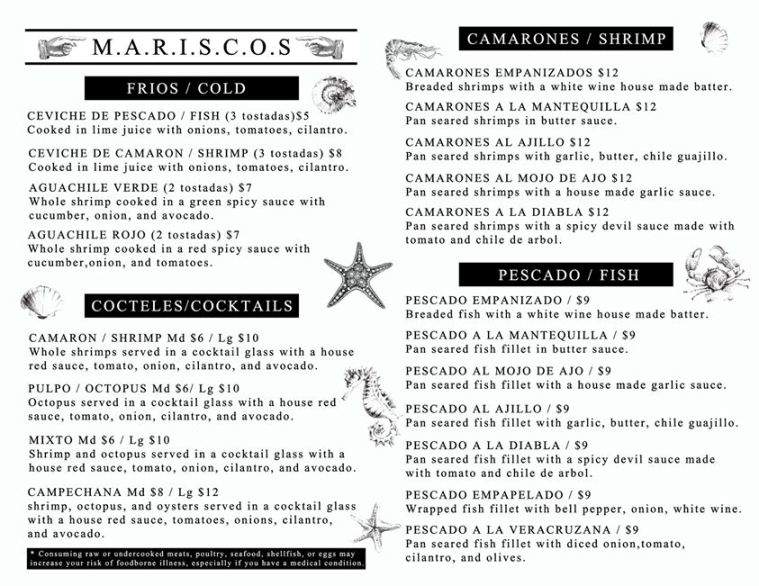 1910 Mexican Kitchen & Pub - Austin, MN menu_pic