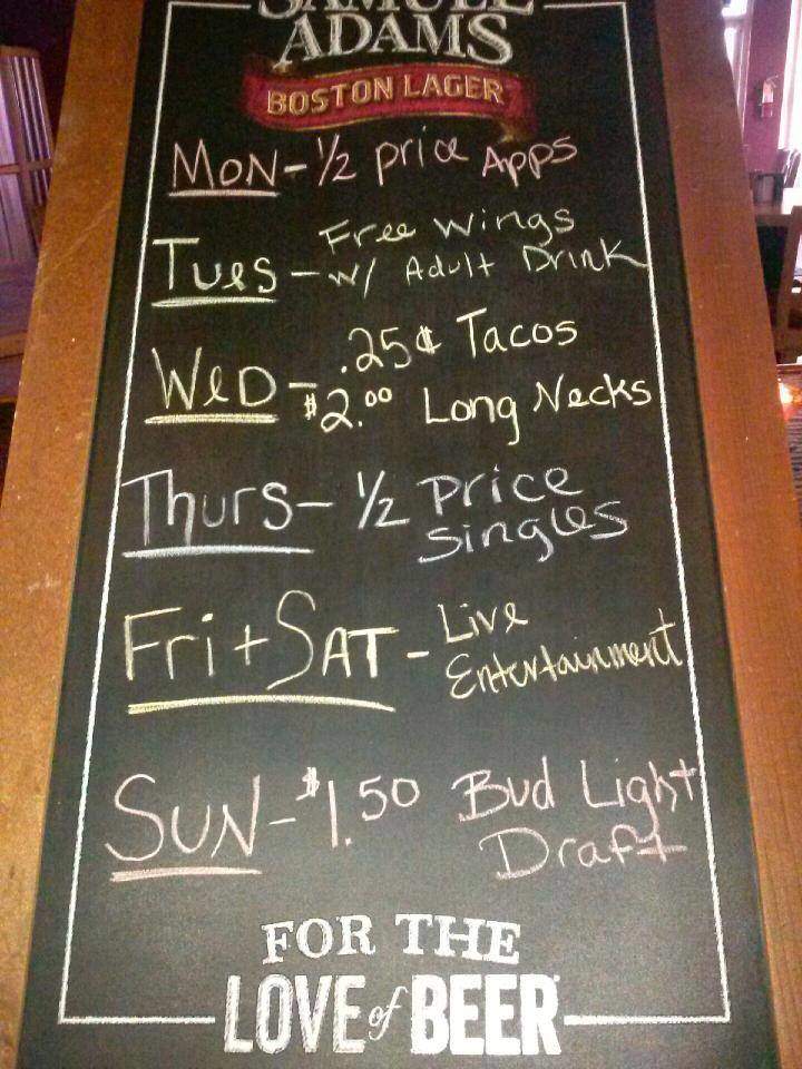 37 Junction Bar and Grill - Bedford, IN menu_pic