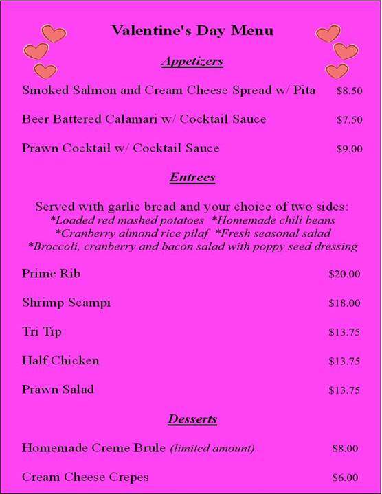 9 Mile Roadhouse - Huson, MT menu_pic