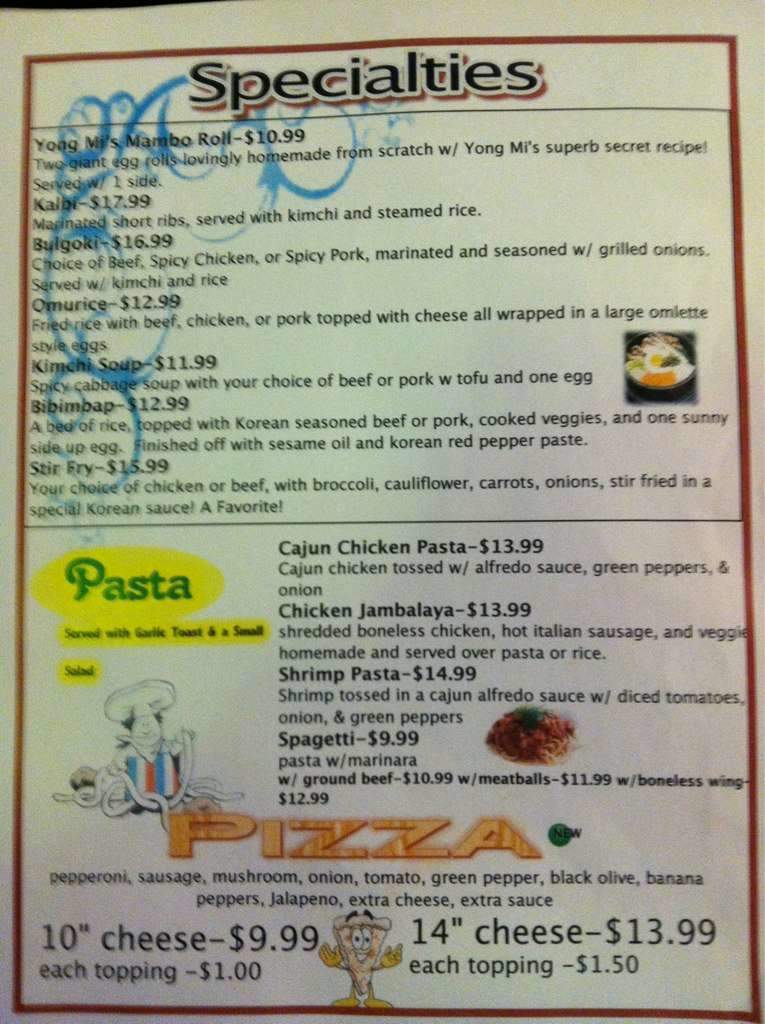 A&J's WingBurger - Pickerington, OH menu_pic