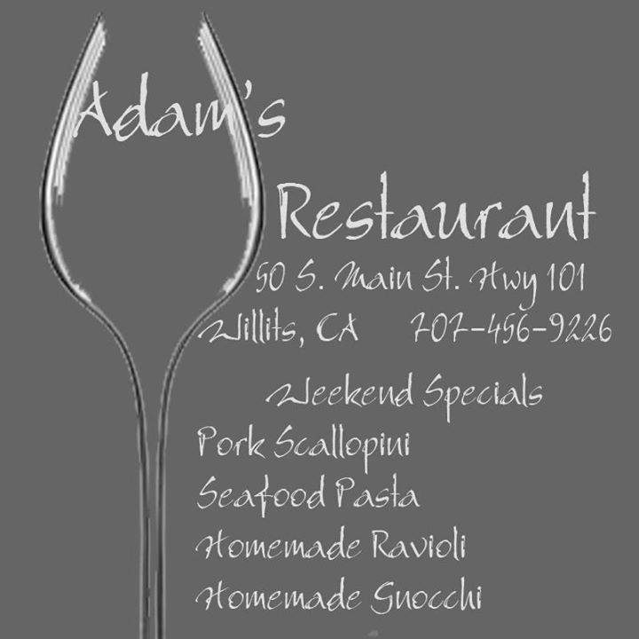 /380199354/Adams-Restaurant-Menu-Willits-CA - Willits, CA
