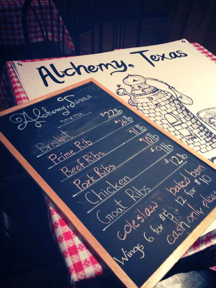 Alchemy Texas BBQ - Jackson Heights, NY menu_pic