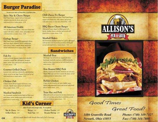 /380199730/Allisons-Pub-and-Grub-Newark-OH - Newark, OH