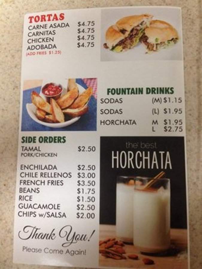 Apache Taco Shop - Las Vegas, NV menu_pic