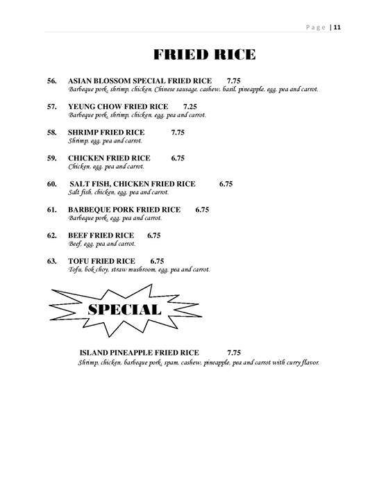 Asian Blossom - Roseville, CA menu_pic