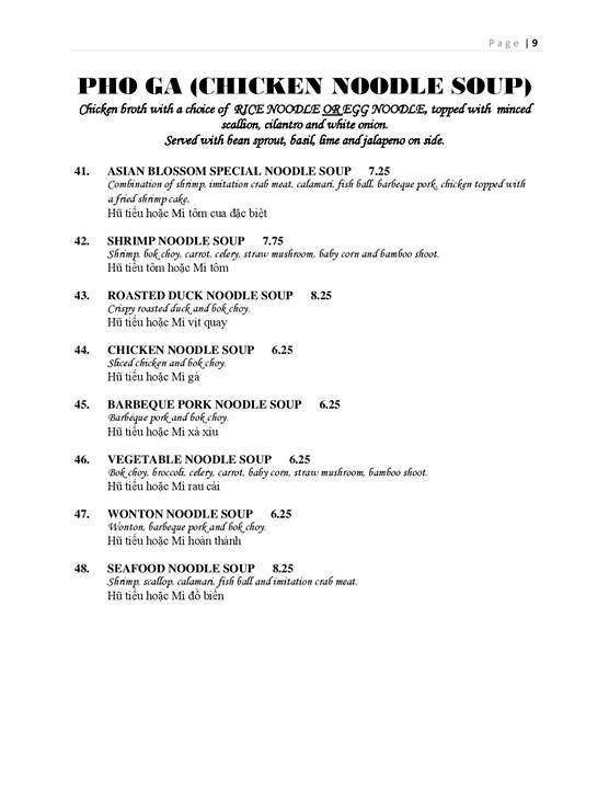 Asian Blossom - Roseville, CA menu_pic