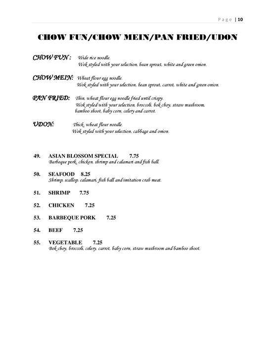 Asian Blossom - Roseville, CA menu_pic