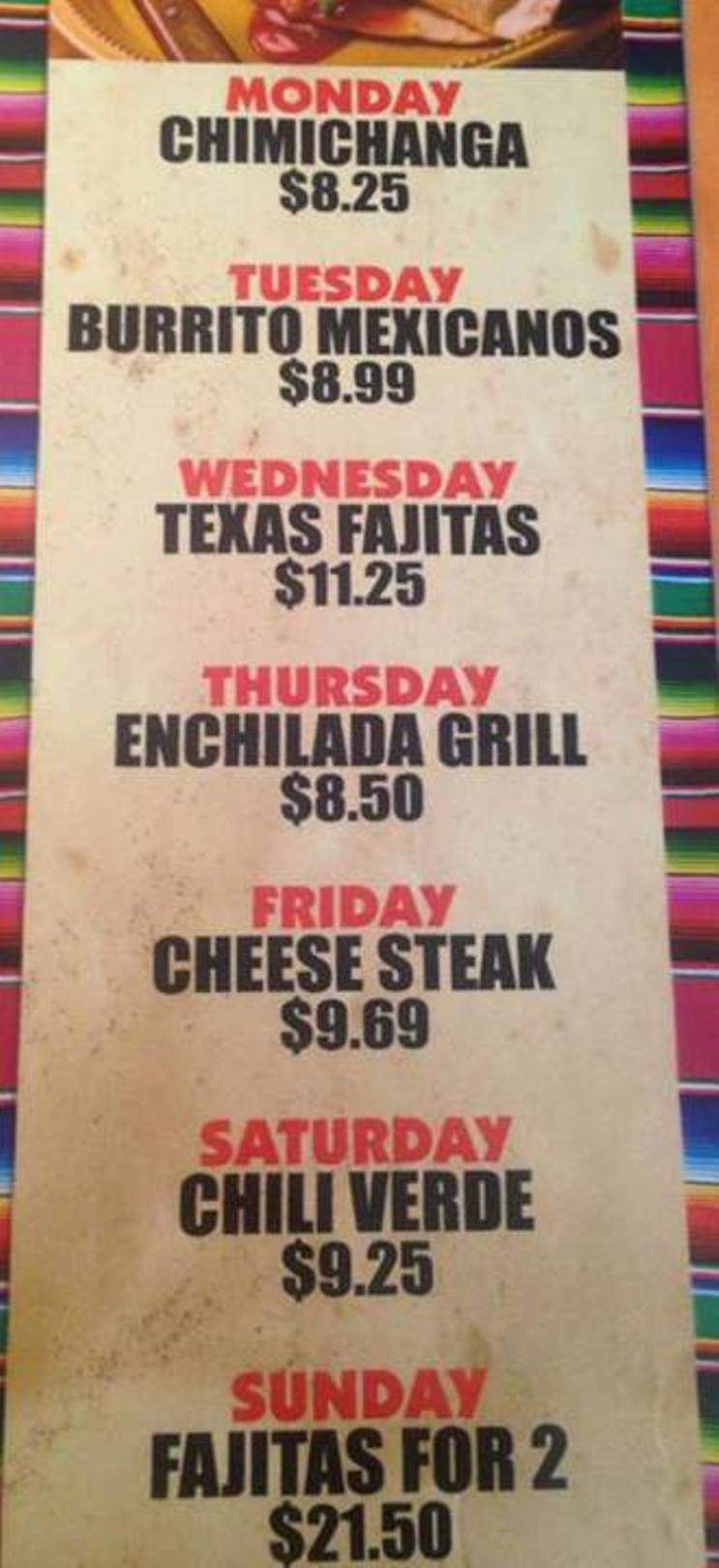 Avocado's - Rochester, MN menu_pic