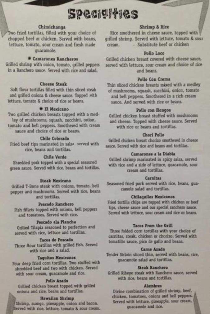 Avocado's - Rochester, MN menu_pic