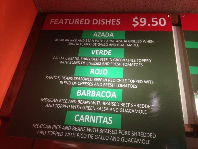 Azada Mexican Grill - Colorado Springs, CO menu_pic