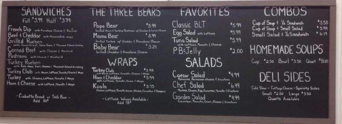 Bear Soup Deli - Davison, MI menu_pic