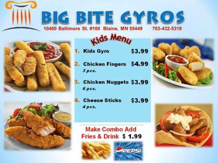 Big Bite Gyros - Blaine, MN menu_pic