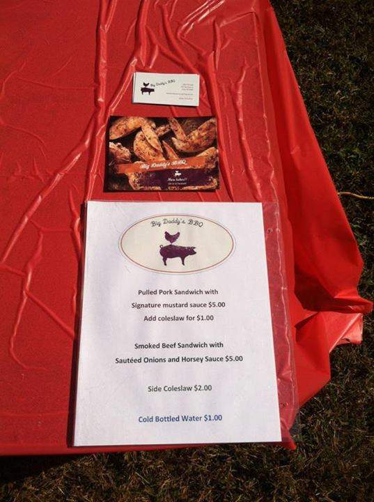 Big Daddy's BBQ and Catering - Felton, DE menu_pic