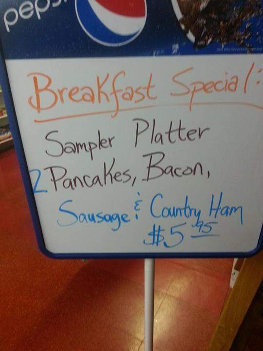 Big D's Diner & Country Store - Taylorsville, NC menu_pic