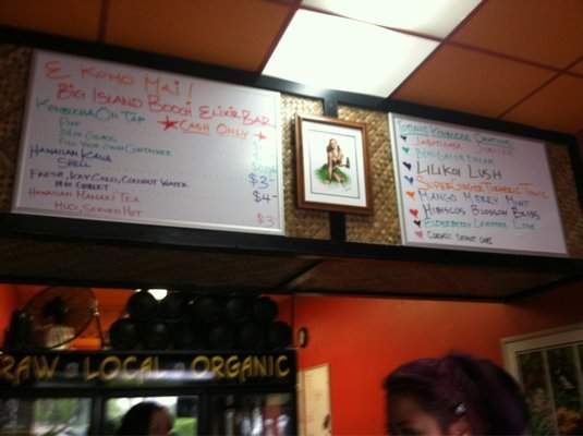 Big Island Booch Kombucha Elixir Bar - Hilo, HI menu_pic