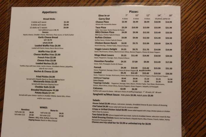 Biggin's Place - Loogootee, IN menu_pic
