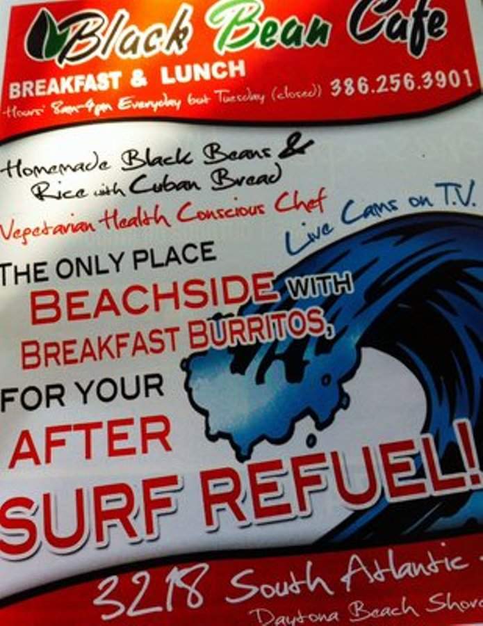 Black Bean Cafe - Daytona Beach, FL menu_pic