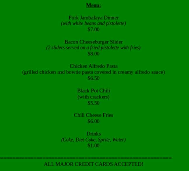 Black Pot Bus - Lafayette, LA menu_pic