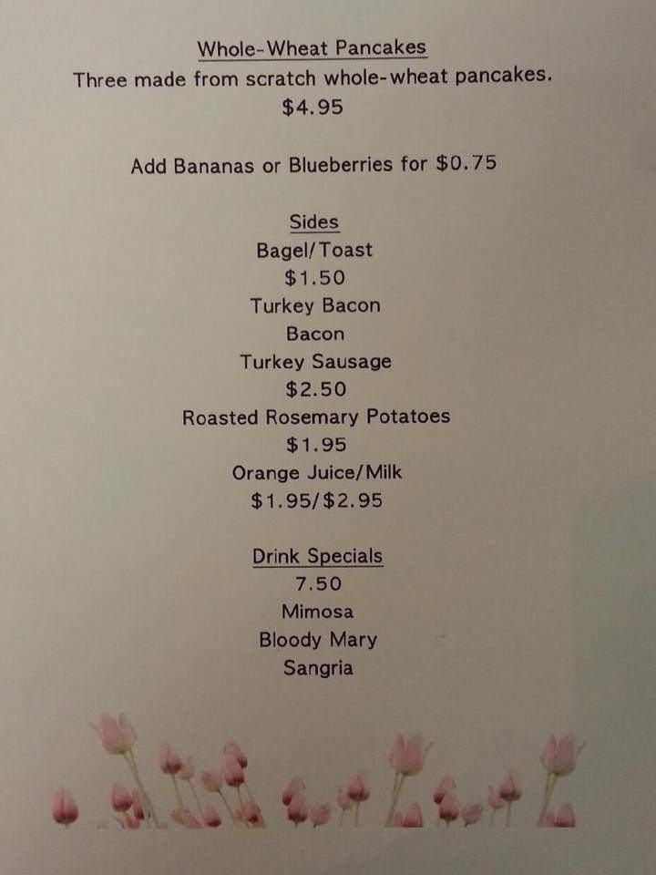 Blissful Banana Cafe - Orland Park, IL menu_pic