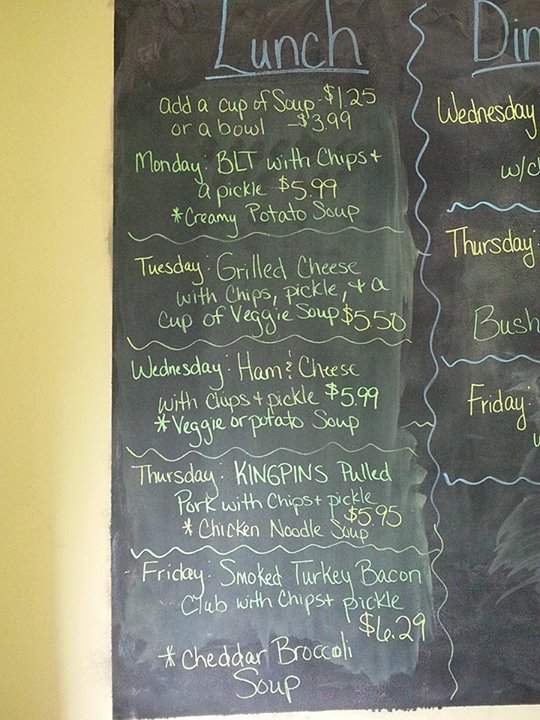 Bootleg Bar and Grill - Vernon, IN menu_pic