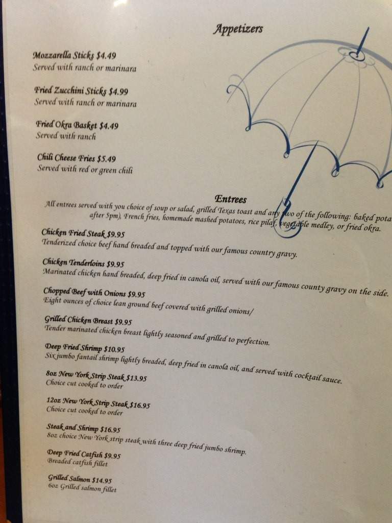 Breezy Rain Cafe - Moriarty, NM menu_pic