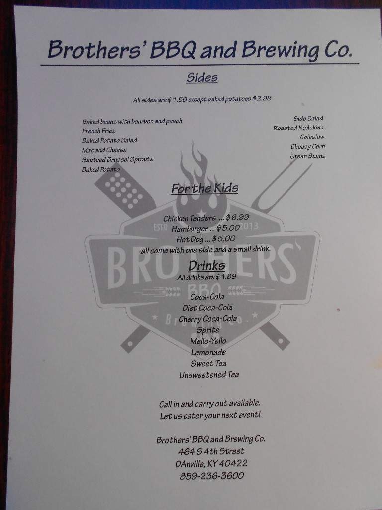 /380203382/Brothers-BBQ-and-Brewing-Co-Danville-KY - Danville, KY