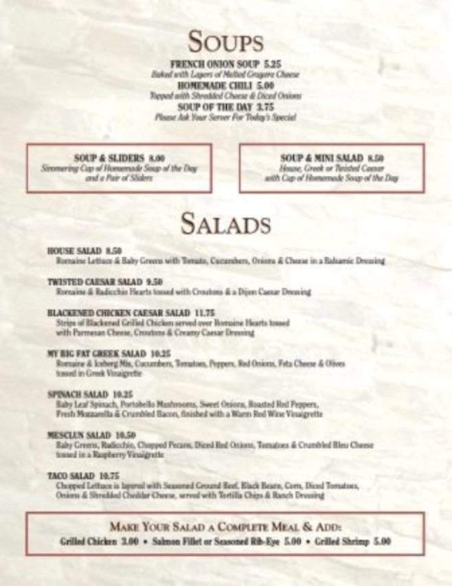 Brown Stone - Metuchen, NJ menu_pic
