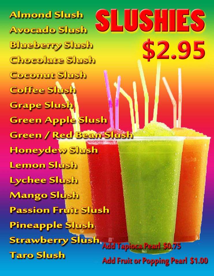 Bubbles and Ice Dessert Bar - Orlando, FL menu_pic