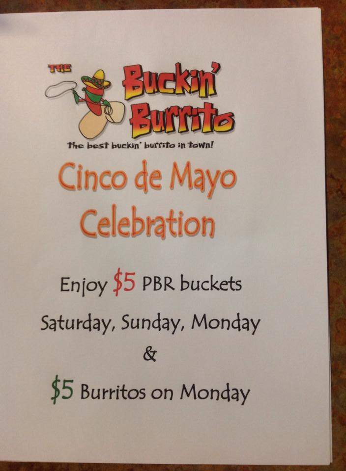 Buckin' Burrito - Dalton, GA menu_pic