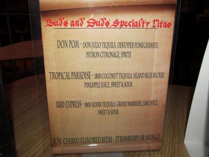 Buds N Suds - Alexandria, LA menu_pic