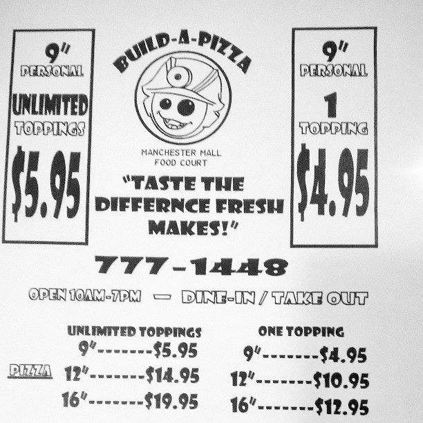 Build A Pizza - Fresno, CA menu_pic