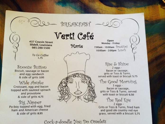 Cafe Cadeli - Slidell, LA menu_pic