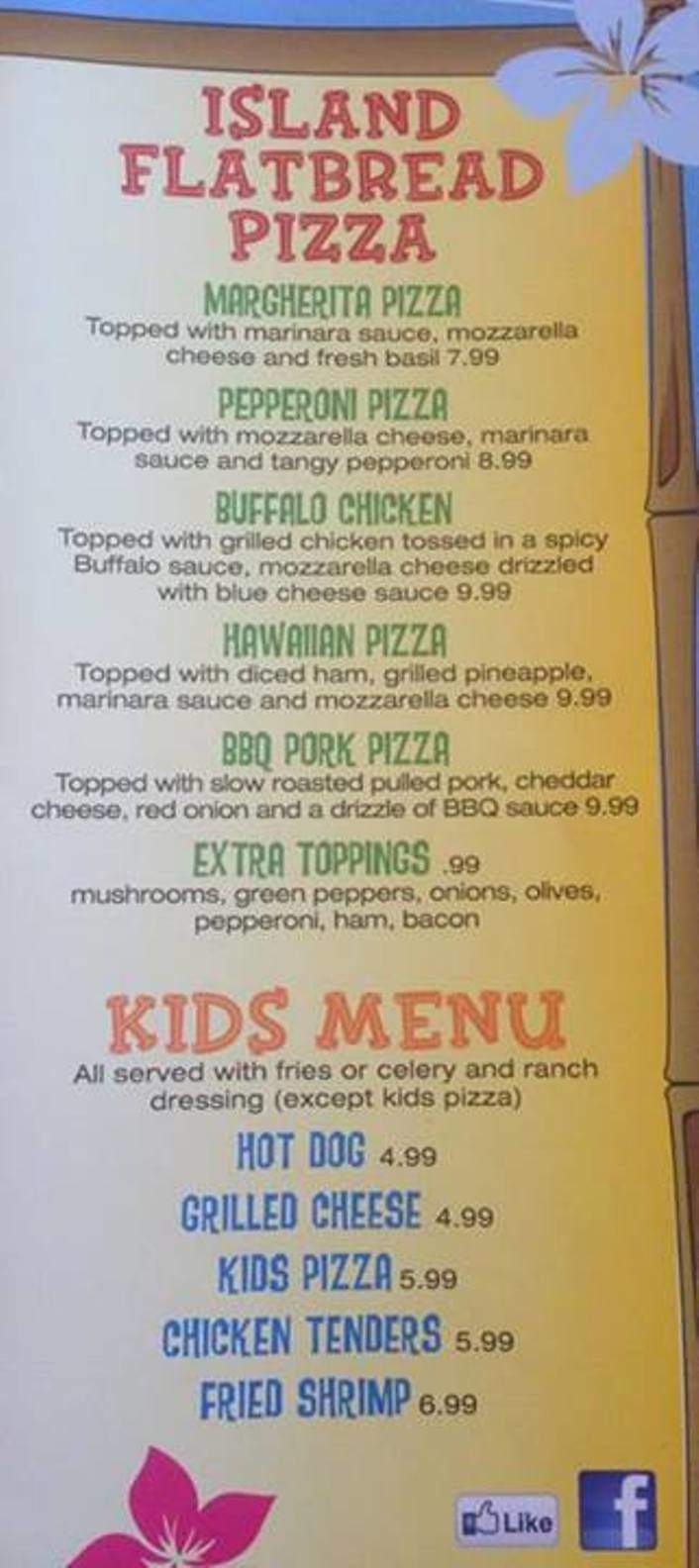Capt'n Jacks Island Grill - Wildwood, NJ menu_pic