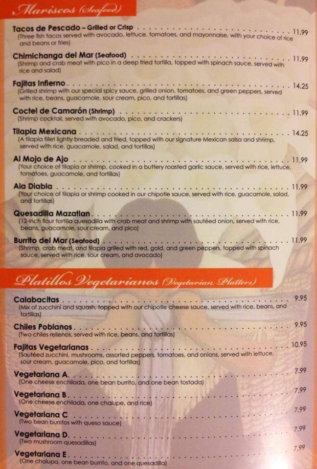 Casa Azul - Coralville, IA menu_pic
