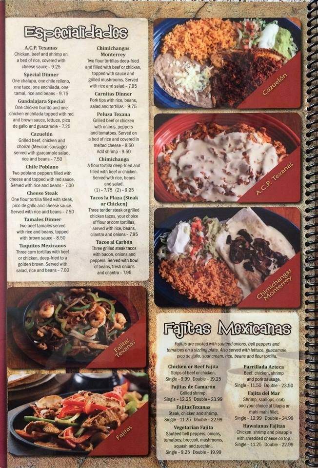 Casa Sevilla - Bloomfield, IN menu_pic