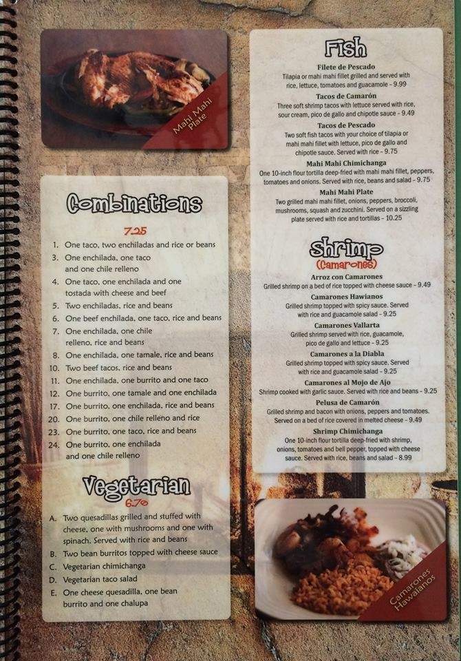 Casa Sevilla - Bloomfield, IN menu_pic