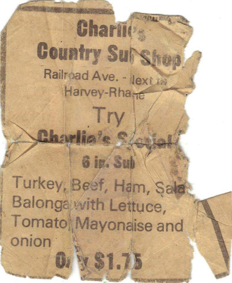 Charlie'S Sub Shoppe - Cookeville, TN menu_pic