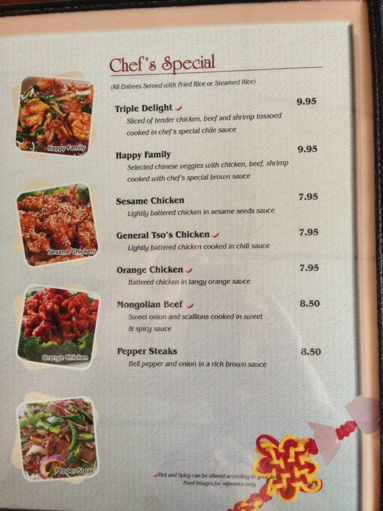 Chong Wah Bistro & Grill - Oklahoma City, OK menu_pic
