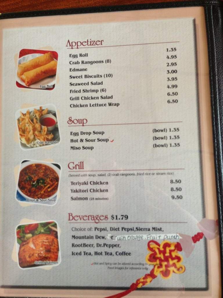 Chong Wah Bistro & Grill - Oklahoma City, OK menu_pic