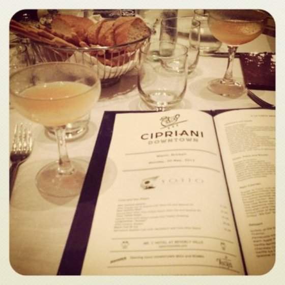 Cipriani - Miami, FL menu_pic