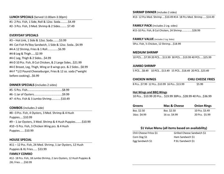 Da' Wright Fish Market - Hemet, CA menu_pic