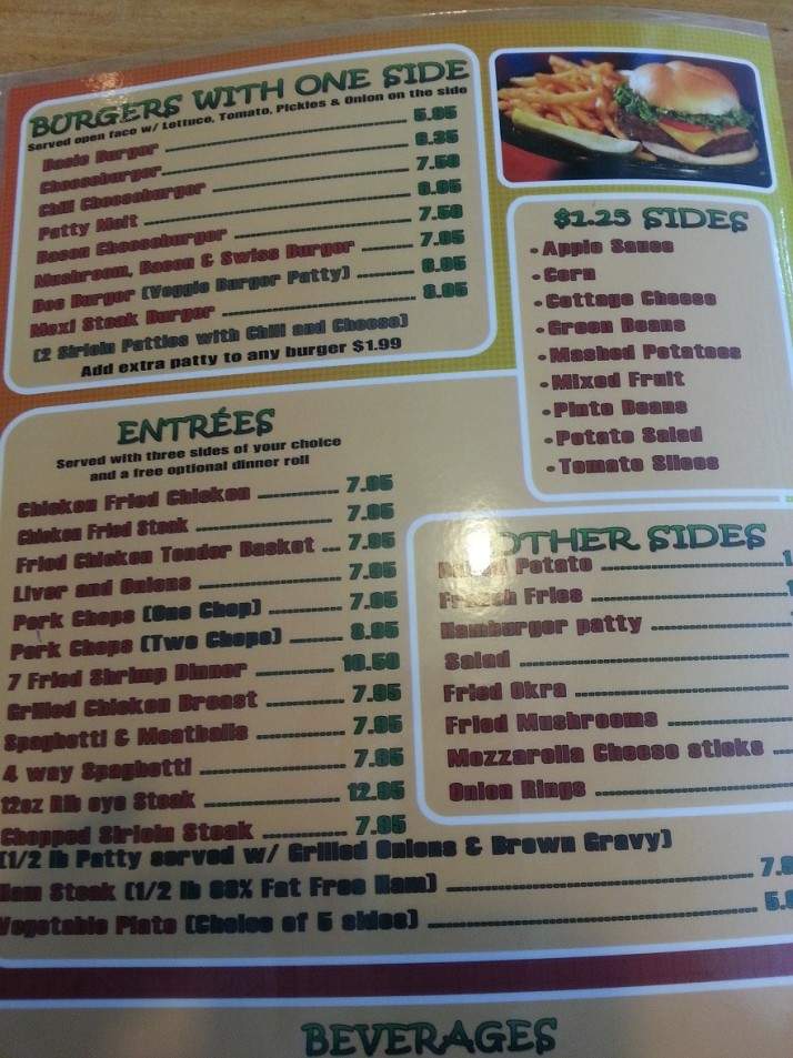 Darby's Restaurant - Tulsa, OK menu_pic