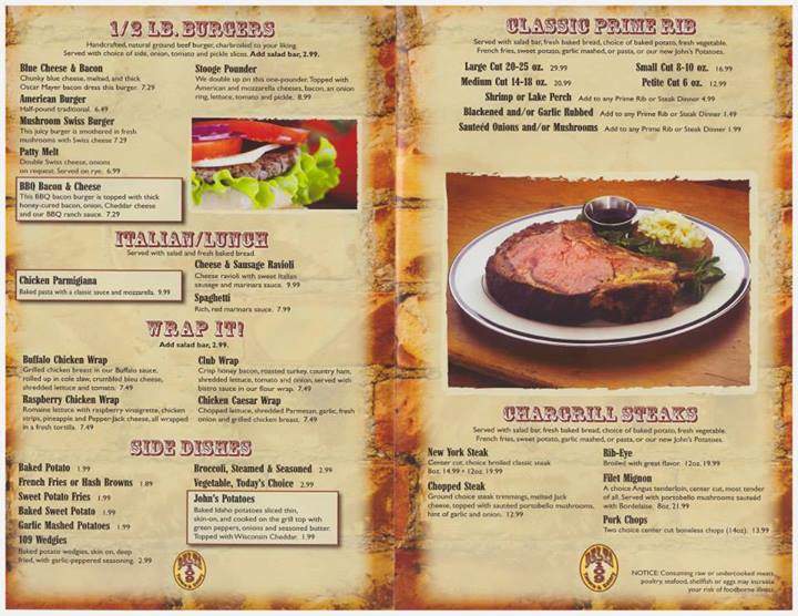 Delta 109 - Delta, OH menu_pic