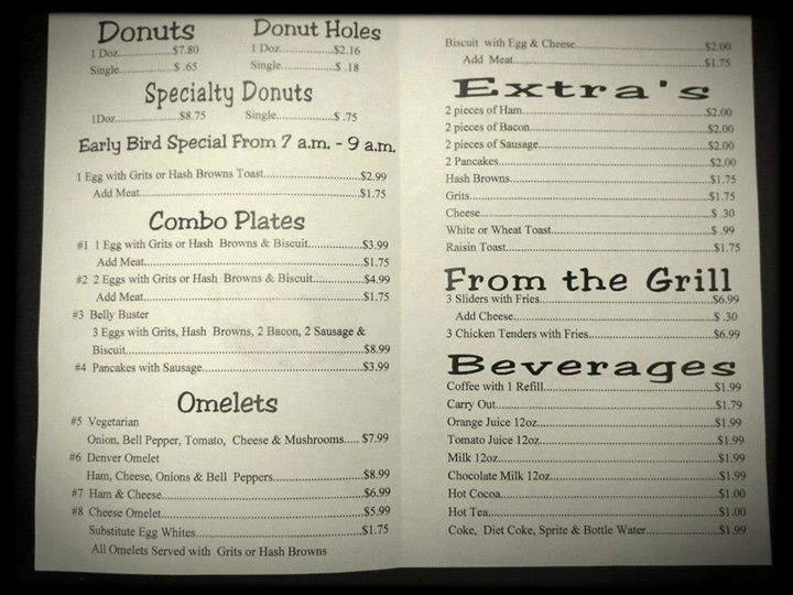 Destrehan Donuts - Destrehan, LA menu_pic